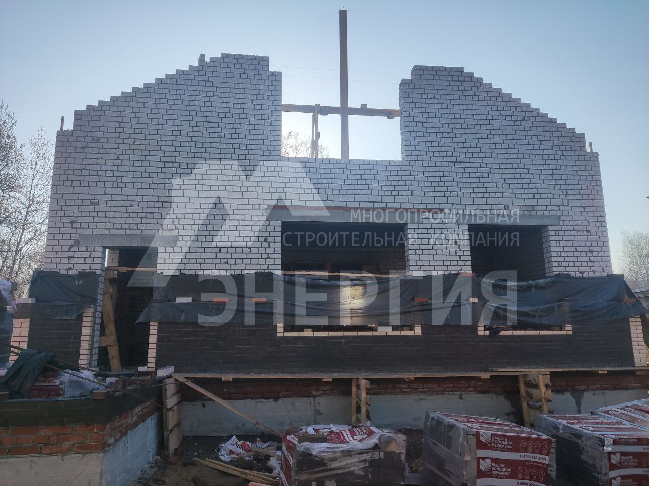 Продолжаем строительство дома в г.Тверь, ул.Веселова